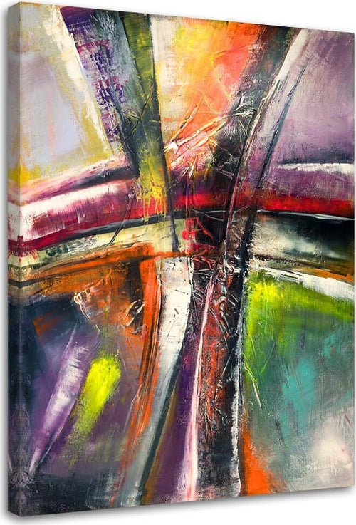 Quadro-su-tela,-Astrazione-moderna-dipinta