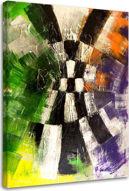 Quadro-su-tela,-Astrazione-Multicolore