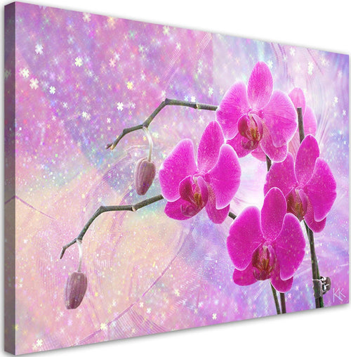 Quadro-su-tela,-Astrazione-orchidea-essenziale