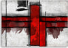 Quadro-su-tela,-Astrazione-rossa