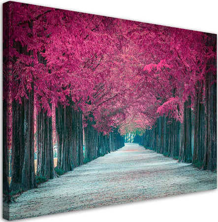 Quadro-su-tela,-Avenue-of-Pink-Trees