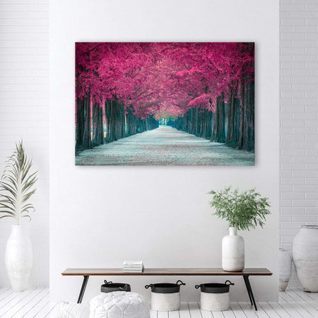Quadro-su-tela,-Avenue-of-Pink-Trees
