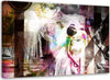 Quadro-su-tela,-Ballerina-astratta-colorata