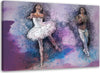 Quadro-su-tela,-Ballerina-Ballet-Purple
