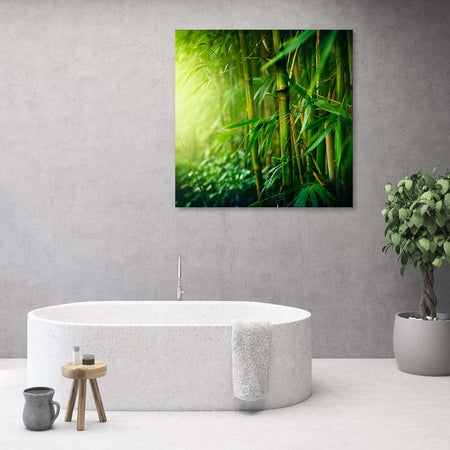 Quadro-su-tela,-Bamboo-nella-giungla