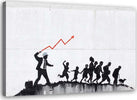 Quadro-su-tela,-Banksy-Graffiti-di-arte-di-strada