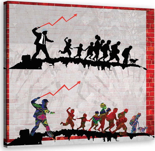 Quadro-su-tela,-Banksy-la-frusta