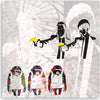 Quadro-su-tela,-Banksy-Pulp-Fiction-and-Monkeys