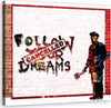 Quadro-su-tela,-Banksy-Sogni-insoddisfatti-di-street-art