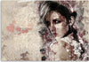 Quadro-su-tela,-Bella-donna-astratta