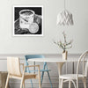 Quadro-su-tela,-Bevande-in-bianco-e-nero