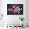 Quadro-su-tela,-Bouquet-di-fiori-vintage