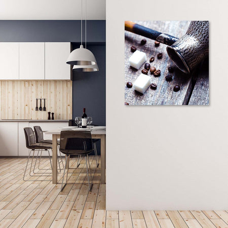 Quadro-su-tela,-Brocca-e-zucchero-del-caffè