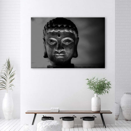 Quadro-su-tela,-Buddha-Positivo