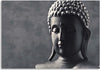 Quadro-su-tela,-Buddha-sfondo-grigio