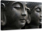 Quadro-su-tela,-Buddha-Zen-Wellnes-Spa-Grigio