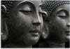 Quadro-su-tela,-Buddha-Zen-Wellnes-Spa-Grigio