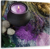 Quadro-su-tela,-Candela-Violet-Zen-Spa