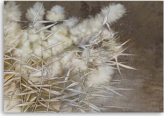Quadro-su-tela,-Cane-Boho-Grass