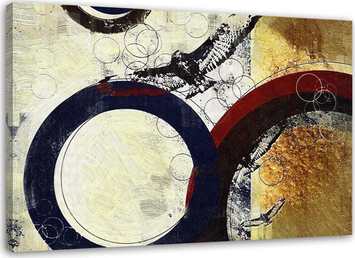Quadro-su-tela,-Cerchio-astratto