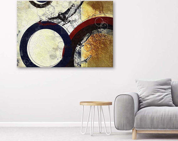 Quadro-su-tela,-Cerchio-astratto