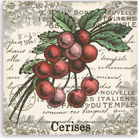 Quadro-su-tela,-Cherry-vintage