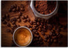 Quadro-su-tela,-Chicchi-di-caffè-in-una-tazza