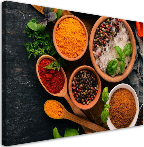 Quadro-su-tela,-Cibo-da-cucina-delle-spezie-aromatiche