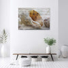 Quadro-su-tela,-Conchiglie-in-stile-vintage
