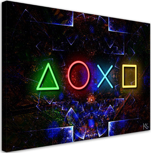 Quadro-su-tela,-Console-di-gioco