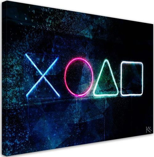 Quadro-su-tela,-Console-di-gioco