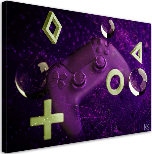 Quadro-su-tela,-Console-di-gioco