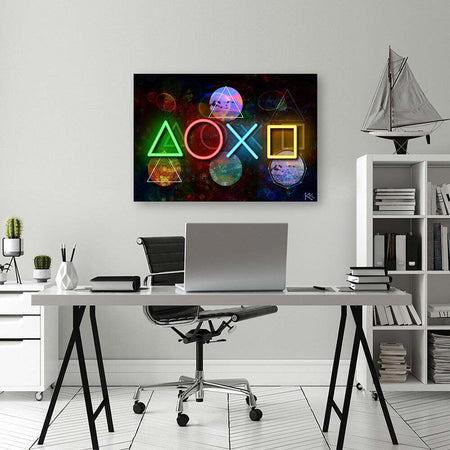 Quadro-su-tela,-Console-di-gioco