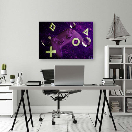 Quadro-su-tela,-Console-di-gioco