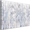 Quadro-su-tela,-Contorni-blu-di-fiori