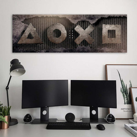 Quadro-su-tela,-Controller-dei-simboli-chiave