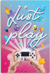 Quadro-su-tela,-Controller-di-giochi