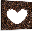 Quadro-su-tela,-Cuore-di-caffè