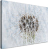 Quadro-su-tela,-Dandelion-di-fiori-bianchi