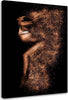 Quadro-su-tela,-Donna-in-polvere-d'oro