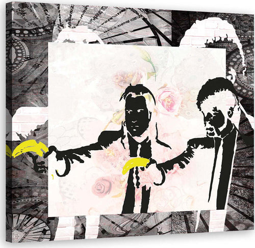 Quadro-su-tela,-Fiction-Pulp-di-Banksy