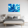 Quadro-su-tela,-Fiore-blu