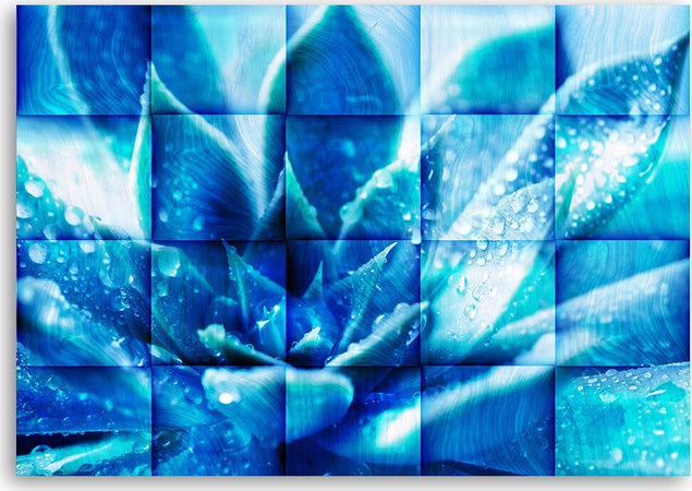 Quadro-su-tela,-Fiore-blu