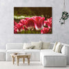 Quadro-su-tela,-Fiore-di-tulipano-rosso