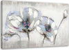 Quadro-su-tela,-Fiori-bianchi-come-dipinti