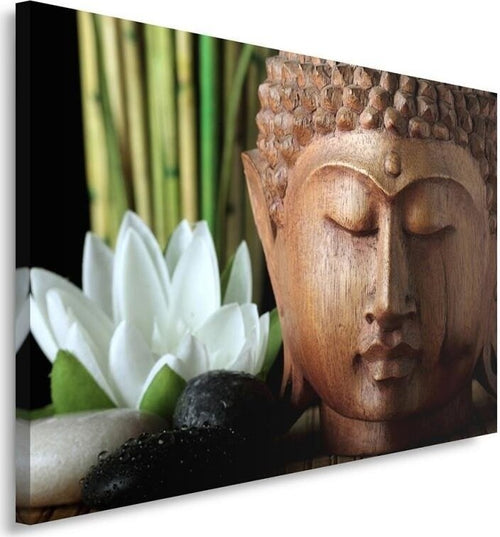 Quadro-su-tela,-Fiori-di-bambù-di-Buddha