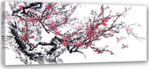 Quadro-su-tela,-Fiori-di-ciliegio-giapponesi