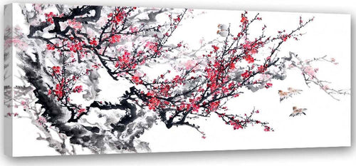 Quadro-su-tela,-Fiori-di-ciliegio-giapponesi
