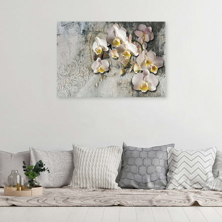 Quadro-su-tela,-Fiori-di-orchidee-soleggiate