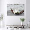 Quadro-su-tela,-Fiori-Orchidea-Legno-Zen-Spa